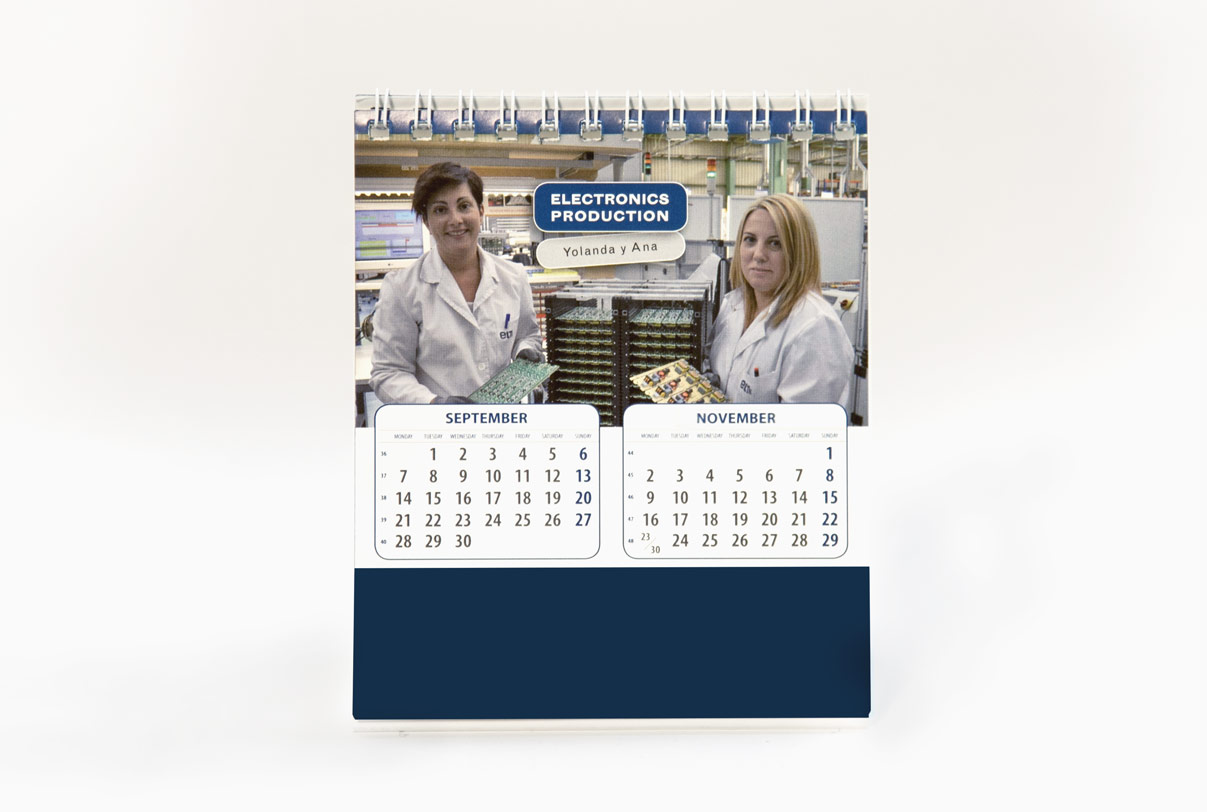 Calendario Sobremesa  10 x 12