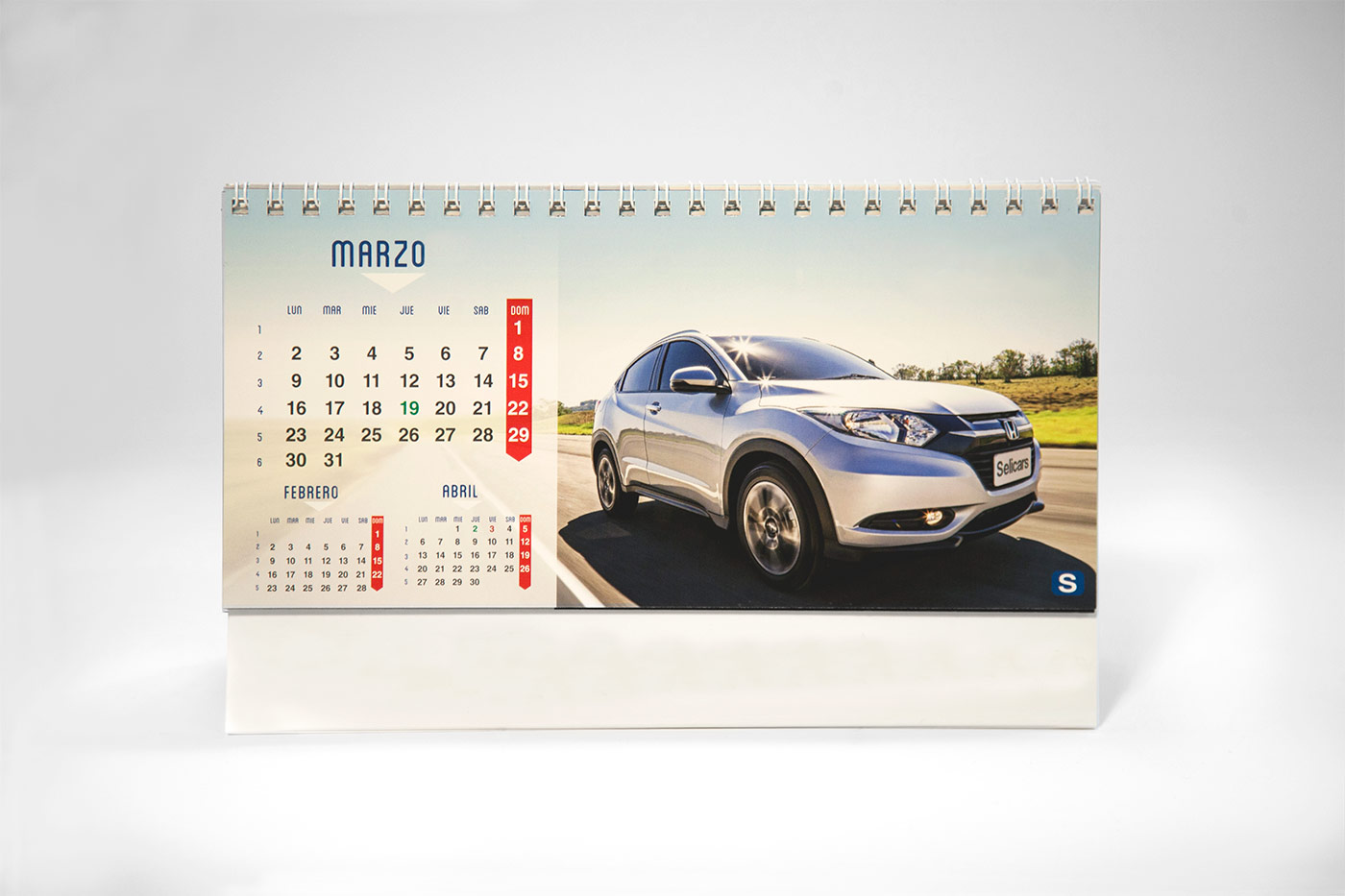 Calendario Sobremesa  21 x 10